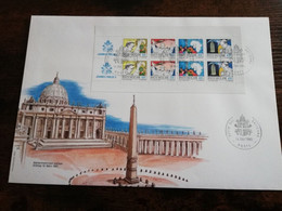 NICE LETTER VATICANO     / BIG COVER / STAMPBOOKLET         ** BRIEF 50** - Carnets