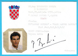 PERICA BUKIC - Yugoslavia Water Polo Team Winner Of TWO GOLD MEDALS On Olympic Games 1984 And 1988 - Handtekening