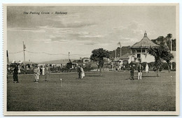 ISLE OF BUTE : ROTHESAY - THE PUTTING GREEN (AND WINTER GARDENS) - Bute