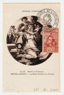 CM-France-1939 ( Aide Aux Enfants Des Chômeurs"(Yv. 428) Michelangelo Obl. Quinzaine De L'Orphelin, Dijon - 1930-1939