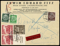 1940, Deutsches Reich, S 262, 266 , Brief - Zusammendrucke