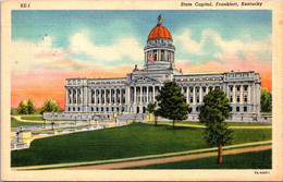 Kentucky Frankfort State Capitol Building Curteich - Frankfort