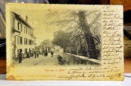 Une Rue à Bôle Suisse Switzerland Undivided Back Dos Simple Postcard Posted Voyagé 1902 VG - NE Neuchâtel
