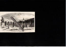 ALGERIE - Oran - Château-Neuf - 1 Gravure In-texte - Année 1847 - Prenten & Gravure