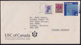 CANADA 8c PSE Uprated To 17c Domestic Address @D7611 - 1953-.... Regno Di Elizabeth II