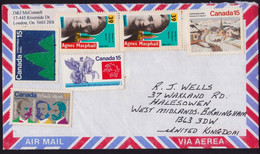 CANADA COVER To UK @D5662 - Lettres & Documents