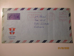 DENMARK FREE MAIL SERVICE DANCON ESTONIA A-COY DANBAT / UN MILITARY FIELD POST CROATIA COVER 1995  , 3-31 - Covers & Documents