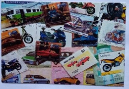 Malaysia Stamps On Picture - Timbres (représentations)