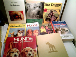 Konvolut Bestehend Aus 9 Bänden, Zum Thema: Hunde / Haustiere - Animaux