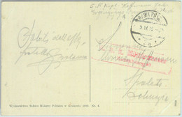 83932 - POLAND - POSTAL HISTORY - Military Mail CENSORED POSTCARD To ITALY  1916 - Cartas & Documentos