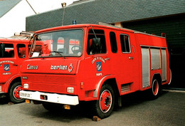CPM - PAIMPOL - Fourgon Des Sapeurs-Pompiers Camiva-Berlier … Edition Fire-services - Paimpol