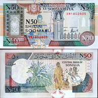 Somalia 50 Shilin 1991  XV Replacement Unc - Somalia