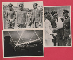 Chromos Nazis - 3 Bilder / Images  / Olympia 1936 / Propagande  ( Always See Reverse ) - Weltkrieg 1939-45