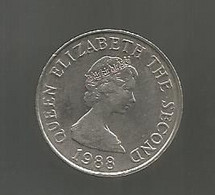 JC, Monnaie , BAILIWICK OF JERSEY , 5 , Five Pence , 1988 , 2 Scans - Jersey