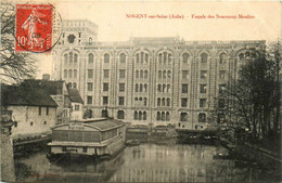 Nogent Sur Seine * La Façade Des Nouveaux Moulins * Minoterie * Bateau Lavoir VIAT TISSIER - Nogent-sur-Seine