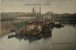 Jemeppe Sur Meuse (Seraing) Le Bassin (Color - Bateau) 19?? Vlekkig - Autres & Non Classés