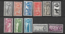 Canada Terre Neuve    N° 208  à  218    Neufs  *   B/TB      - 1908-1947