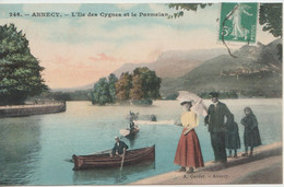 ANNECY - L'Ile Des Cygnes Et Le Parmelan - Dingy-Saint-Clair