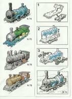 KINDER EU 1992 K93 74 Version OEU DAMPFLOKS BPZ Court N74 - Instructions