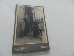 Cp   Photo   Sur  Carton      Emile  Galland    7 Rue  De Guerbigny    Montdidier  ( 80  Somme ) - Photos