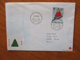 Finland 1989 Helsinki Christmas LABEL  RED CROSS Cover   , 3-31 - Covers & Documents