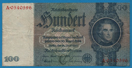 DEUTSCHES REICH 100 REICHSMARK 24.06.1935 Letter C # A.0540596 P# 183a Justus Von Liebig - 100 Reichsmark