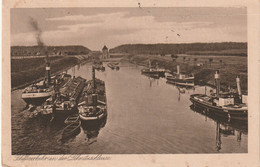 MB 100) AK Schiffe An Der Lehnitzschleuse Am Hohenzollern-Kanal, Oranienburg 1924, Schleuse Schiffahrt (nach Oldenburg) - Oranienburg
