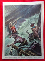 Retrocopertina Tribuna Illustrata Nr. 43 Del 1939 WW2 Miniera Airdrie In Scozia - Guerra 1939-45