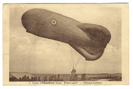CPA  Camp ELSENBORN Kamp : Ballon Captif - Militaire Luchtbal - Circulée En 1936 - 2 Scans - Elsenborn (Kamp)