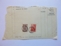 Belgique - 1826 - 40 C Et 2 Fr - Taxes Fiscales Fiscaux - Compagnie Française Du Gramophone Bd Lemonnier Bruxelles - Timbres