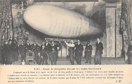 CPA AVIATION ESSAI DE DIRIGEABLE MU PAR LES ONDES HERSIENNES - Zeppeline