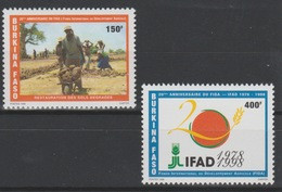 Burkina Faso 1998 Mi. 1499 - 1500 IFAD FIDA 20 Ans 1978 Food Nahrung 2 Val. ** - Contra El Hambre