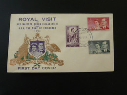 FDC Royal Visit Queen Elizabeth II Australie Australia 1954 Ref 103163 - Omslagen Van Eerste Dagen (FDC)