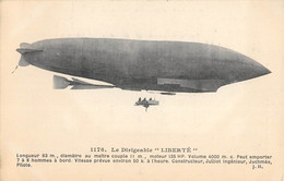 CPA AVIATION LE DIRIGEABLE LIBERTE - Dirigibili