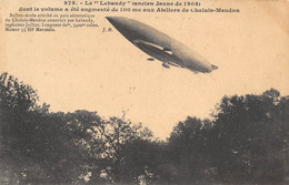 CPA AVIATION LE DIRIGEABLE LEBAUDY ANCIEN JAUNE DE 1904 - Airships