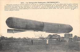 CPA AVIATION LE DIRIGEABLE FRANCAIS DE MARCAY - Zeppeline