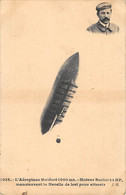 Delcampe - CPA AVIATION L'AEROPLANE MALECOT MANOEUVRANT LA NACELLE DE LEST POUR ATTERIR - Dirigibili