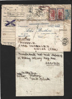 India 1949 Telegram From Pakistan To Calcutta India With Stamps Rare India Pakistan Independence (**) Inde Indien - Cartas & Documentos