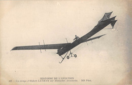 CPA AVIATION HISTOIRE DE L'AVIATION UN VIRAGE D'HUBERT LATHAM SUR MONOPLAN ANTOINETTE - ....-1914: Precursors