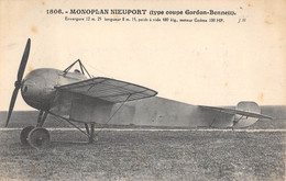 CPA AVIATION MONOPLAN NIEUPORT TYPE COURSE GORDON BENETT - ....-1914: Précurseurs