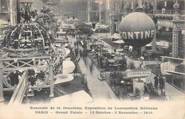 CPA AVIATION PARIS SOUVENIR DE LA 2e EXPOSITION DE LOCOMOTION AERIENNE 15 OCT 3 NOV 910 - ....-1914: Précurseurs