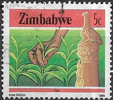 ZIMBABWE 1985 National Infrastructure - 5c - Tea FU - Zimbabwe (1980-...)