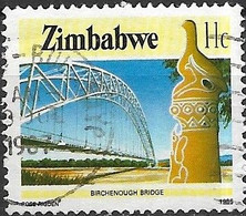 ZIMBABWE 1985 National Infrastructure - 11c - Birchenough Bridge FU - Zimbabwe (1980-...)