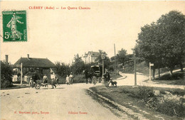 Clérey * Les Quatre Chemins * Route * Attelage Villageois - Other & Unclassified