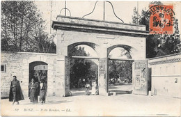 ALGERIE - BONE - Porte Randon -  Nombreuses Affiches Murales ABSINTHE BERGER - Cachet CONSTANTINE 1913 - Annaba (Bône)