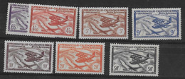 ⭐ Nouvelle Calédonie - Poste Aérienne - YT N° 39 à 45 ** - Neuf Sans Charnière - 1942 / 1943 ⭐ - Neufs