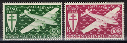 Martinique - YT PA 4-5 * MH - 1945 - Poste Aérienne