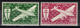 Martinique - YT PA 4-5 * MH - 1945 - Poste Aérienne