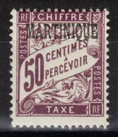 Martinique - YT Taxe 7 * MH - 1927 - Timbres-taxe