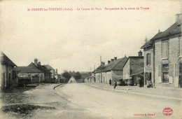 St Parres Les Tertres * Perspective De La Route De Troyes * Centre Du Village * Débit De Tabac Régie - Autres & Non Classés